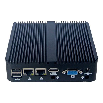 Porta de rede de 2 Gigabit MINI Computador J6412 CPU MINI Computador